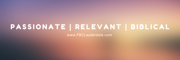 FBC Lauderdale banner
