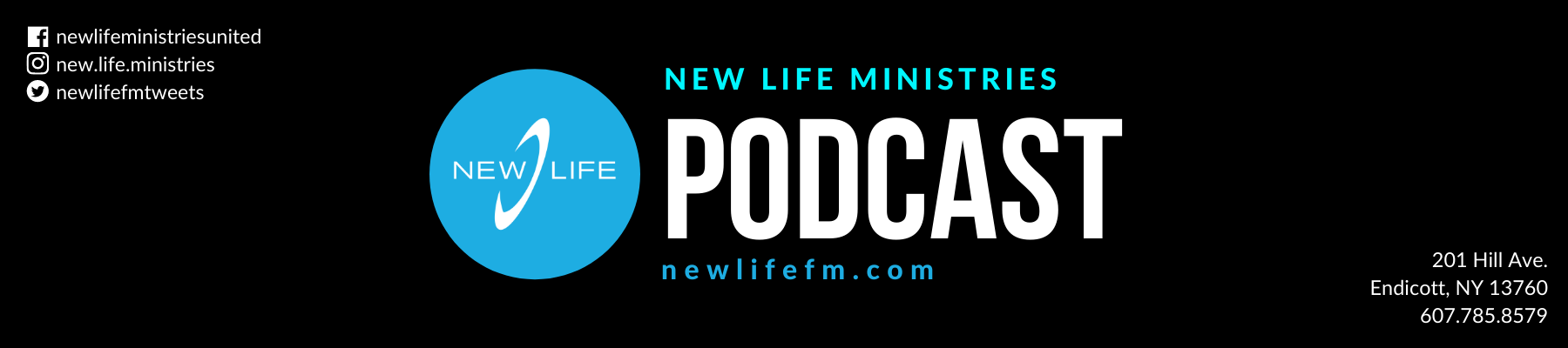 New Life Ministries Podcast banner