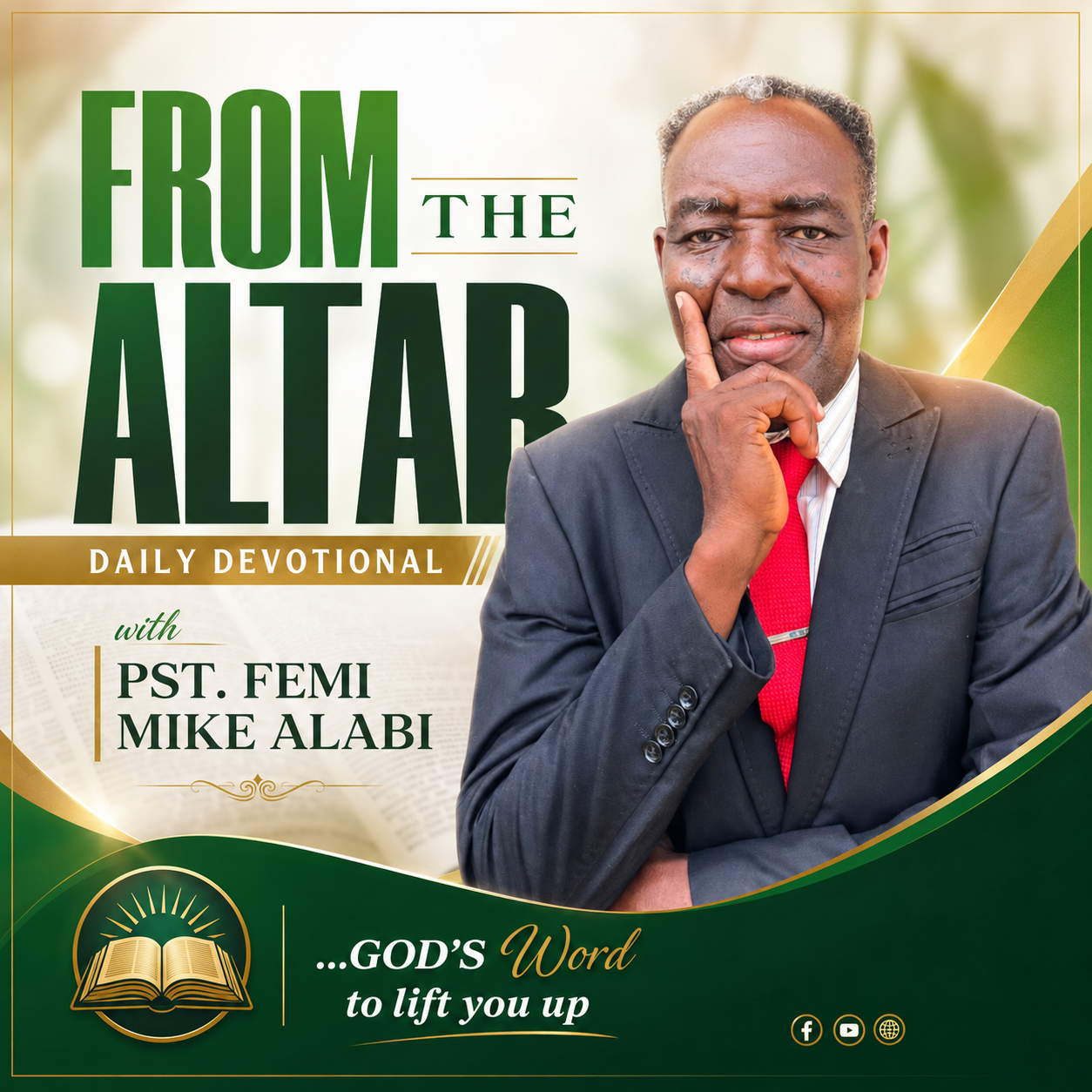 FROM THE ALTAR - Daily Devotional Podcast banner
