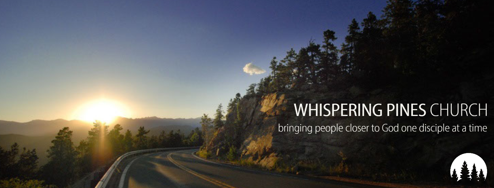 Whispering Pines Church banner