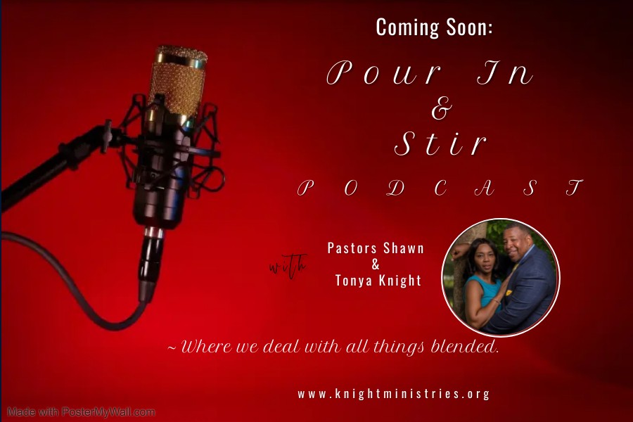 Pour in and Stir Podcast banner