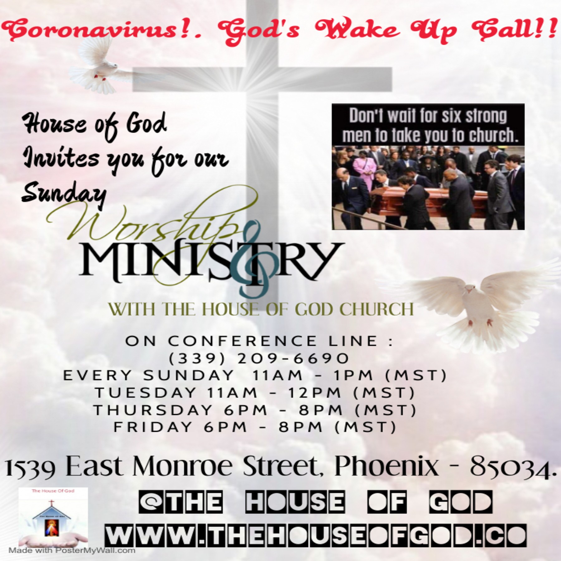 The House of God banner