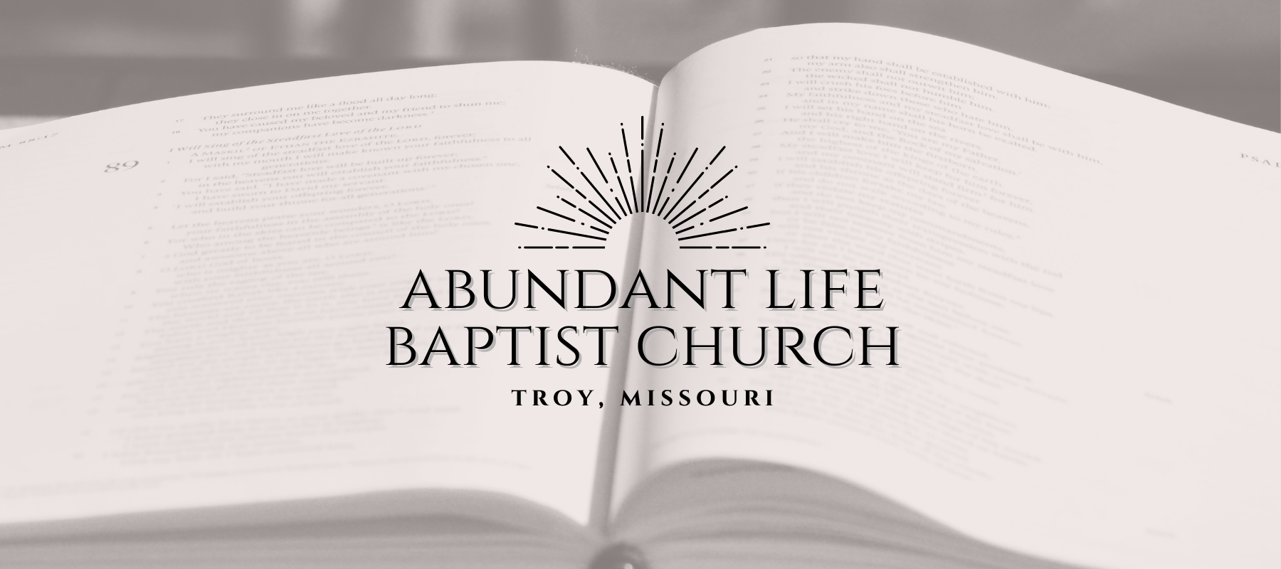 Abundant Life Baptist Church - Podcast banner