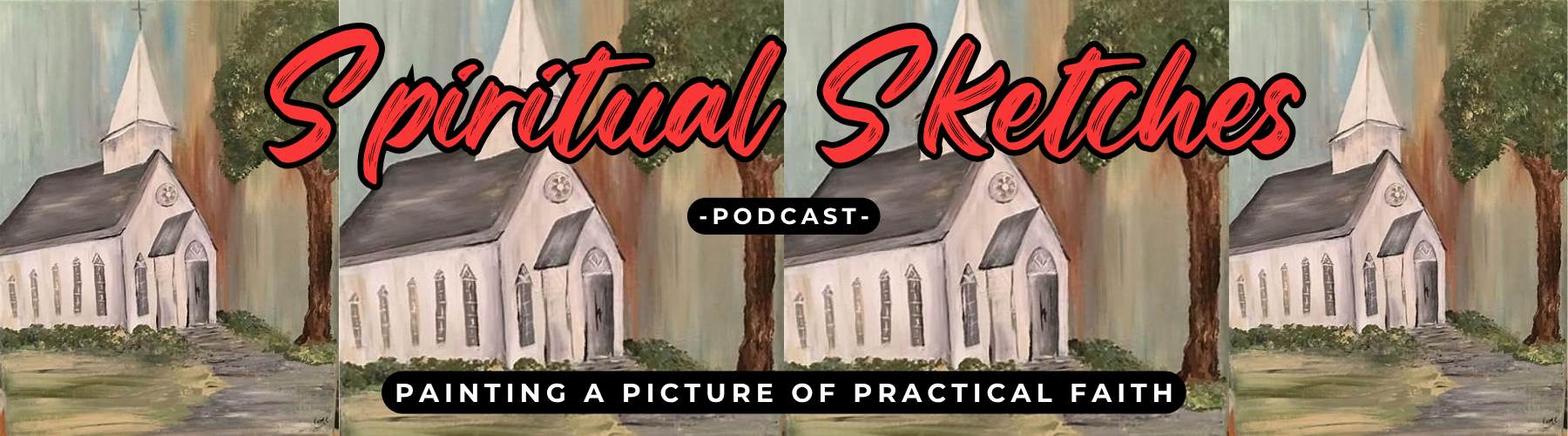 The Spiritual Sketches Podcast banner