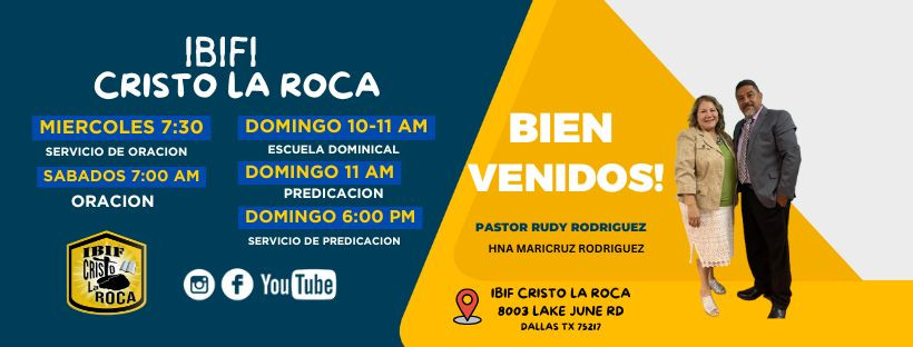 IBIF Cristo La roca banner