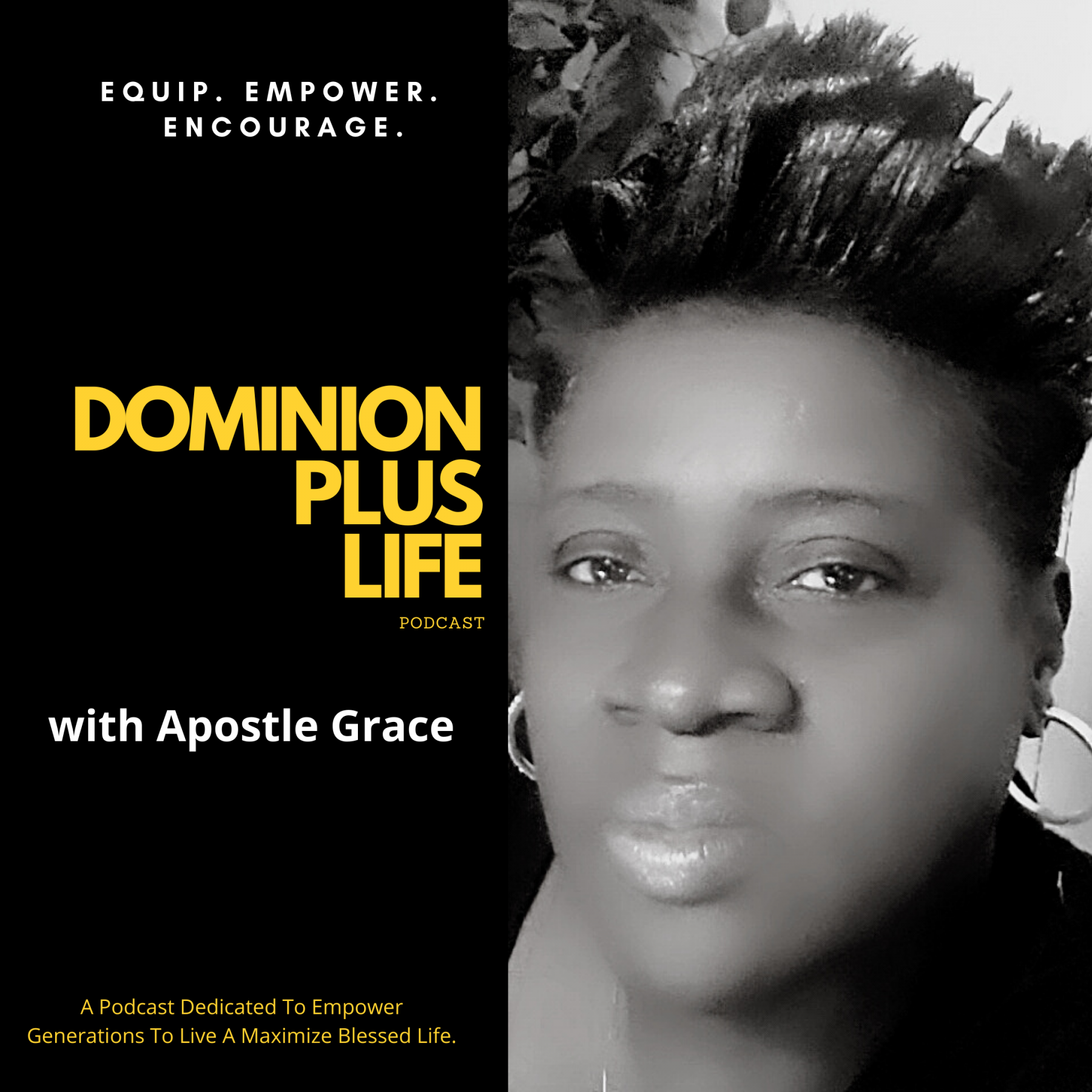 Dominion Plus Life Podcast banner