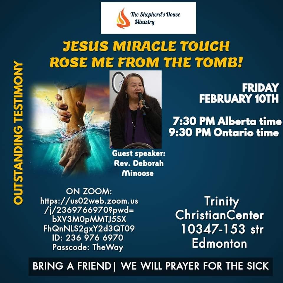 Shekinah Ministries Edmonton banner