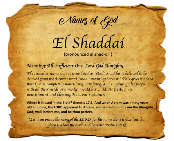 ELSHADDAI ALMIGHTY - OUR SHIELD AND STRENGTH