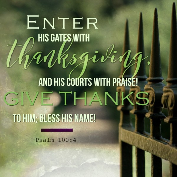 Thanksgiving Living Psalms 100