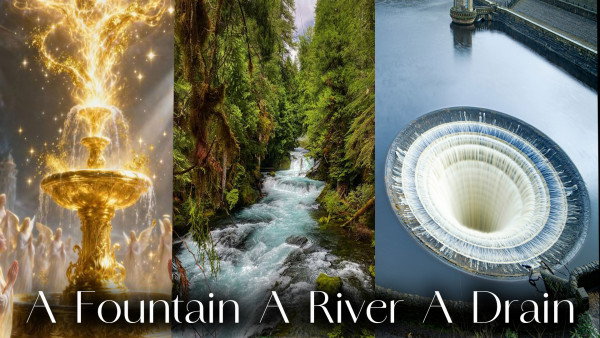 A Fountain, A River, A Drain