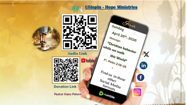 Christian behavior while we walk this world – 1 Peter 2:18-25