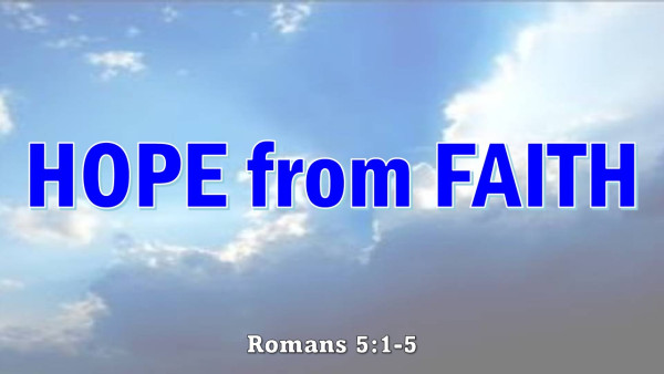 Hope from Faith
