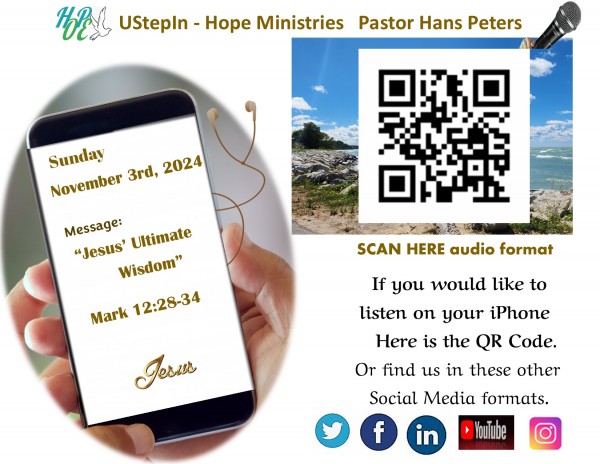 Jesus’ Ultimate Wisdom - Mark 12:28-34