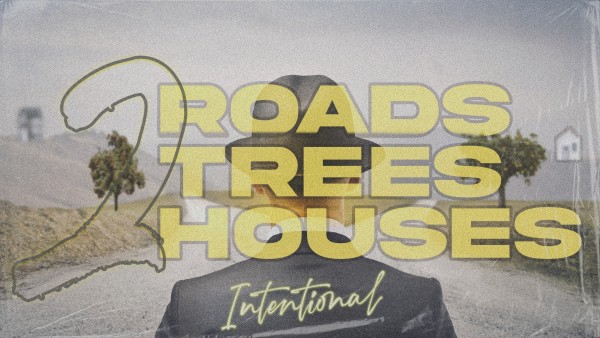 2 Roads - 2 Trees - 2 Houses