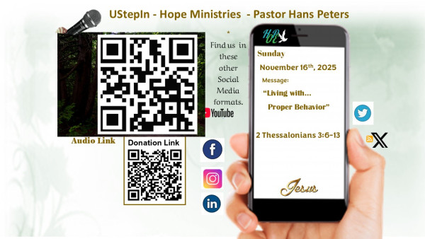Living with…Proper Behavior - 2 Thessalonians 3:6-13