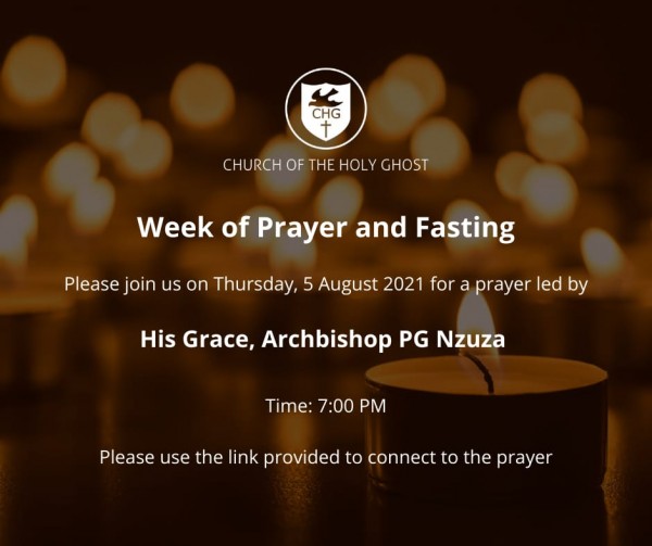 Day 5: August Evening Prayer - 01 August 2021