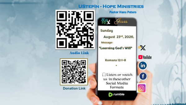 Learning God’s will – Romans 12:1-8