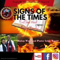 Apostle Clarice Staten PUSH BROADCAST, JUNE 12, 2021 (guest speaker) Archbishop Virgil Taylor Signs Of The Times,