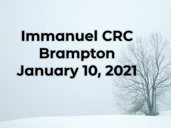 Sermon Audio January 10