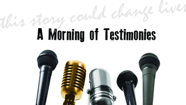 A Morning of Testimonies (John & Ashley Brossman, Mark Levine, Tyrone Holloway)
