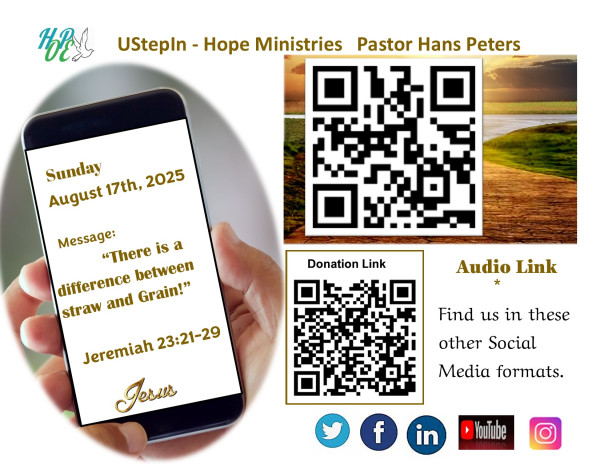 There is a difference between straw and Grain! - Jeremiah 23:21-29