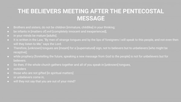 THE APOSTLE'S MEETING - WHATEVER AND WHATSOEVER
