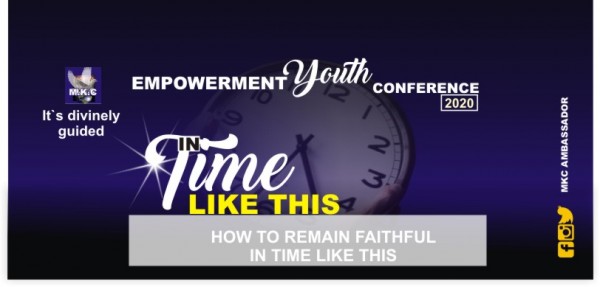 HOW TO REMAIN FAITHFUL IN TIME LIKE THIS