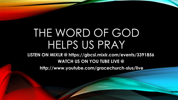 Prayer the word