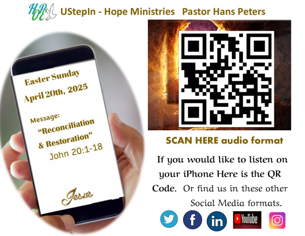 Reconciliation and Restoration – John 20:1-18