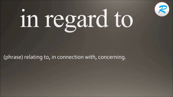 THINGS TO DO IN REGARD TO EACH OTHER