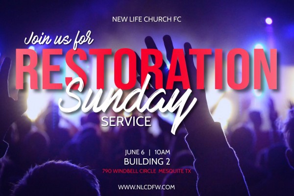 SERMON BY PASTOR BETO " RESTORATION "