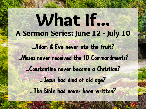 What If...  The Bible Had Never Been Written