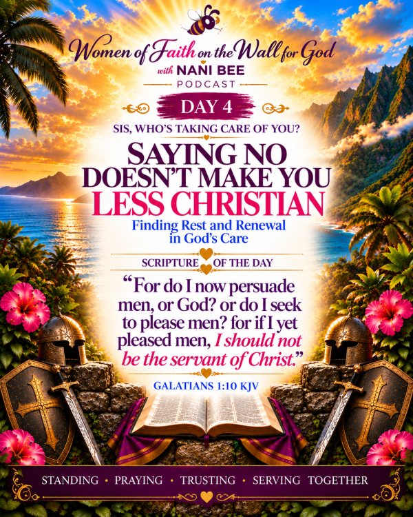 “Saying No Doesn't Make You Less Christian”