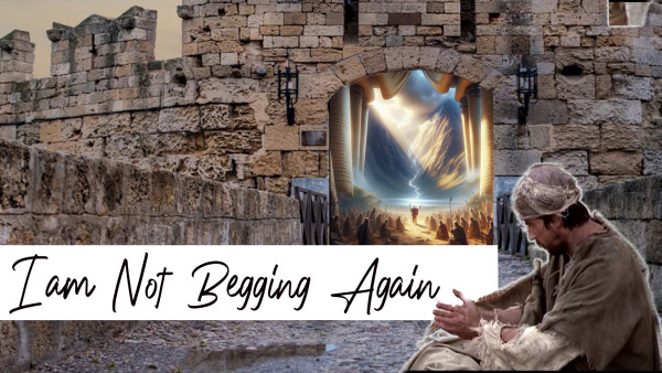 IAM NOT BEGGING AGAIN.
