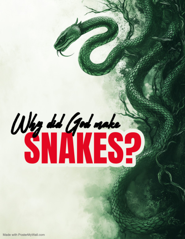 WHY DID GOD MAKE SNAKES?