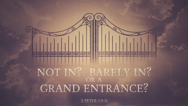 Not in, barely in, or grand entrance?