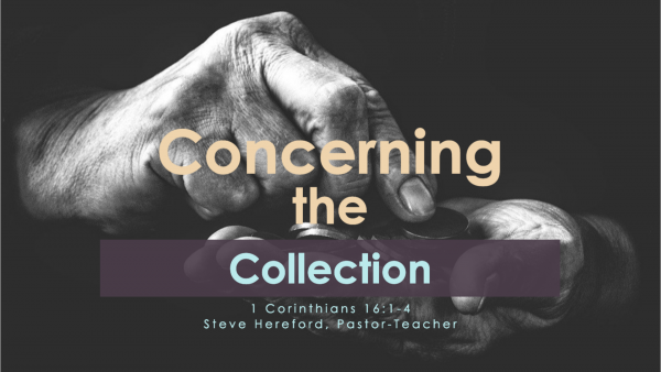 Concerning the Collection 1