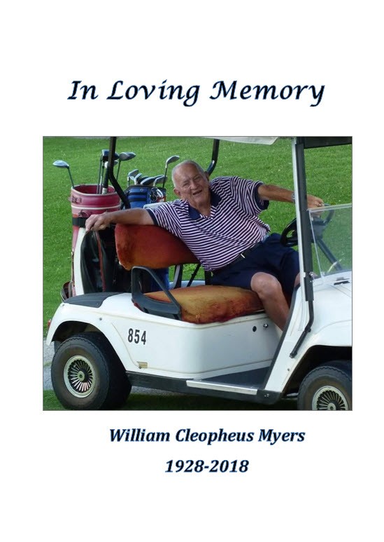 Memorial Service for William Myers