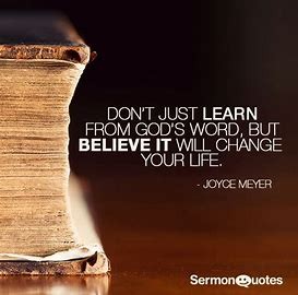 Believe the Word