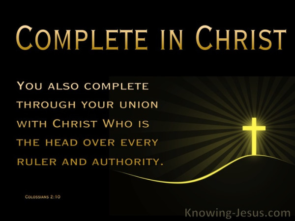 Made Complete In Him