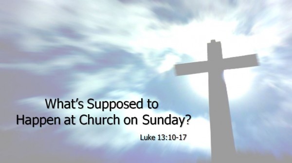 What's Supposed to Happen on Sunday?