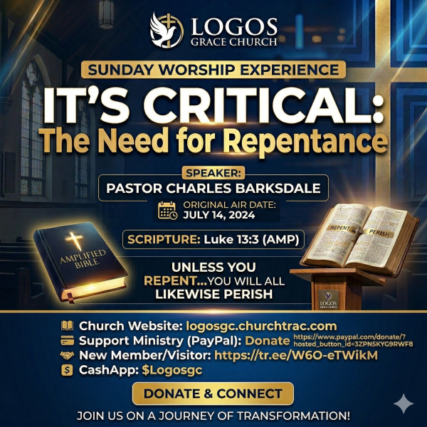 It’s Critical: The Need for Repentance (a)