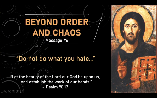 A biblical encounter with Jordan Peterson's Rule #5 "Do not do what you hate "