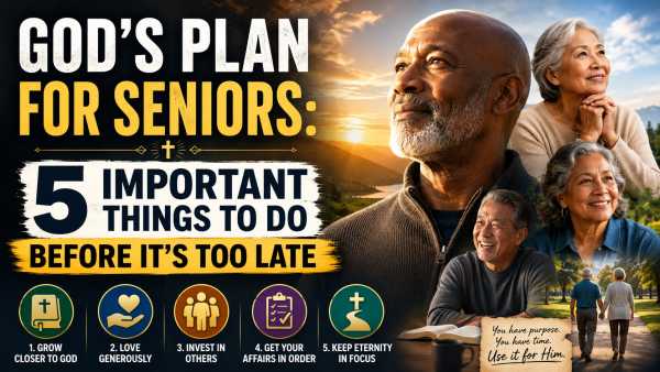 God's Plan for Seniors: 5 Important Things to Do Before It's Too Late