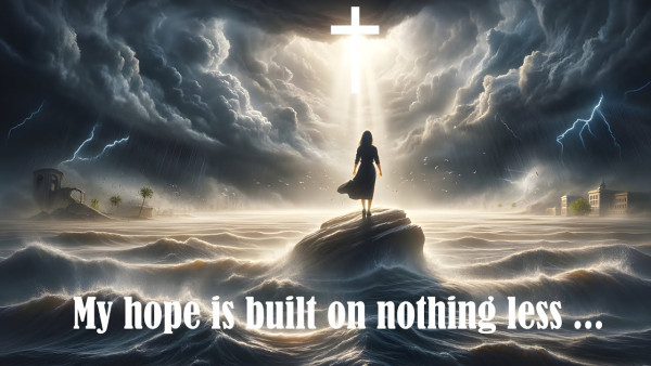 My Hope Is Built On Nothing Less Than Jesus Blood And Righ