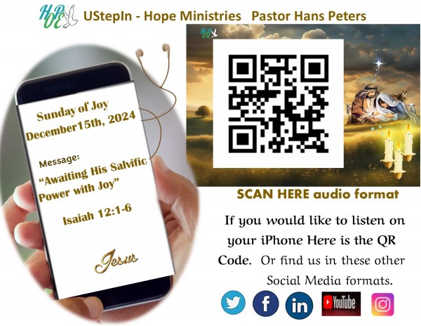 Awaiting His Salvific power with Joy – Isaiah 12:1-6 