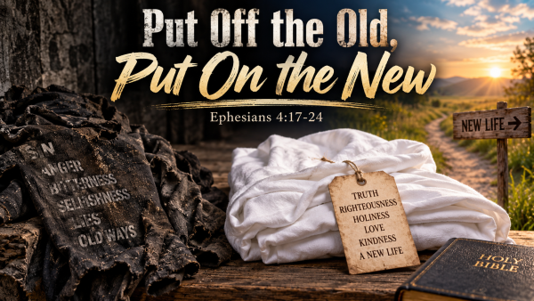 Take Off The Old And Put On The New