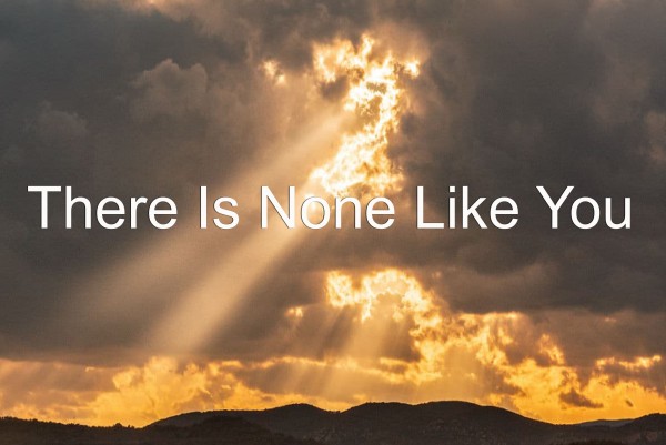 THERE IS NONE LIKE YOU