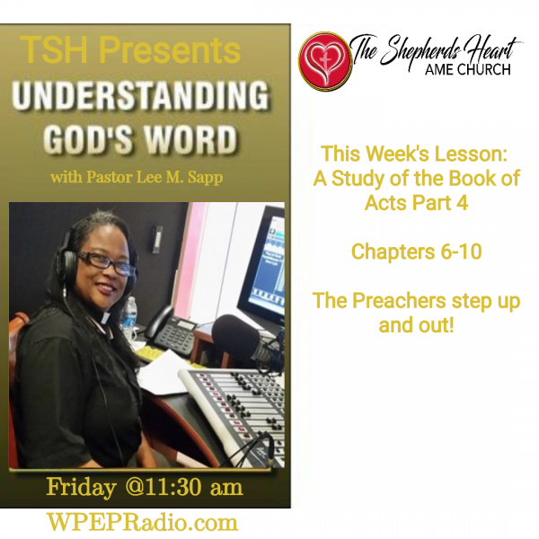 The Book of Acts Pt 4:The Preachers Step Up and Out!