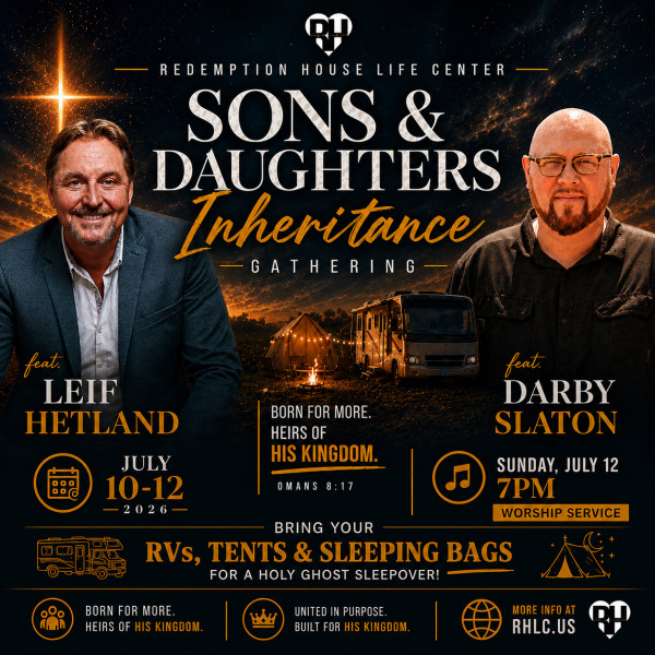 Inheritance Gathering | Darby Slaton | Sunday 7PM